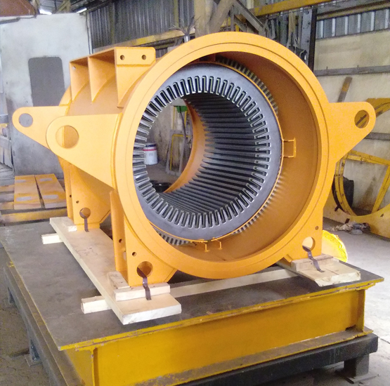 1.5 MW STATOR FRAME BODY FABRICATION